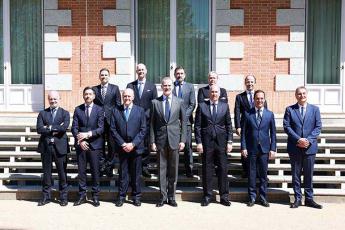 Audiencia del Rey a Automobile Barcelona (Foto: Casa de S.M. el Rey)